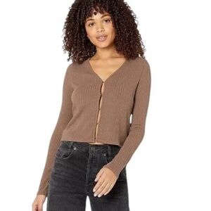 Madewell Chocolate Brown Cardigan -